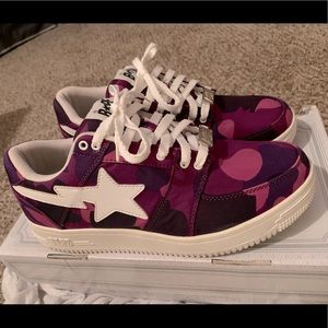 Bapesta Purple Camo